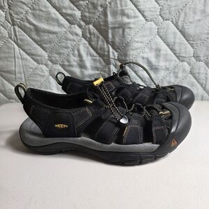 KEEN Men's Newport H2 Black Waterproof Hiking Trail Performance Sandals Sz 8
goo
